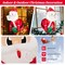 Costway 3.3FT Inflatable Christmas Santa Claus Broke Out from Window Hanging Decoration